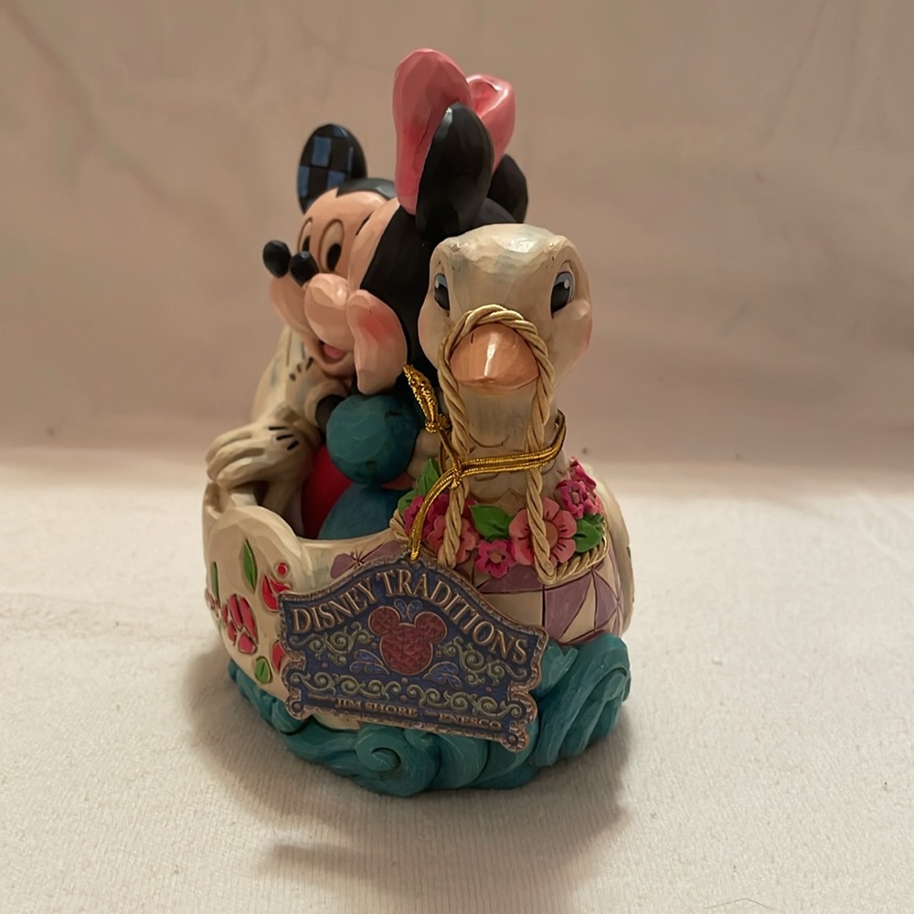 Jim Shore Disney Traditions Minnie and Mickie Mouse  Lovebirds Figurine - Picture 4 of 13